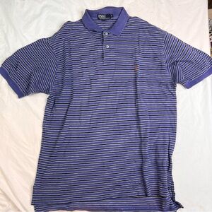 Polo Ralph Lauren Shirt Mens X-Large Lined Polo Shirt L020325
